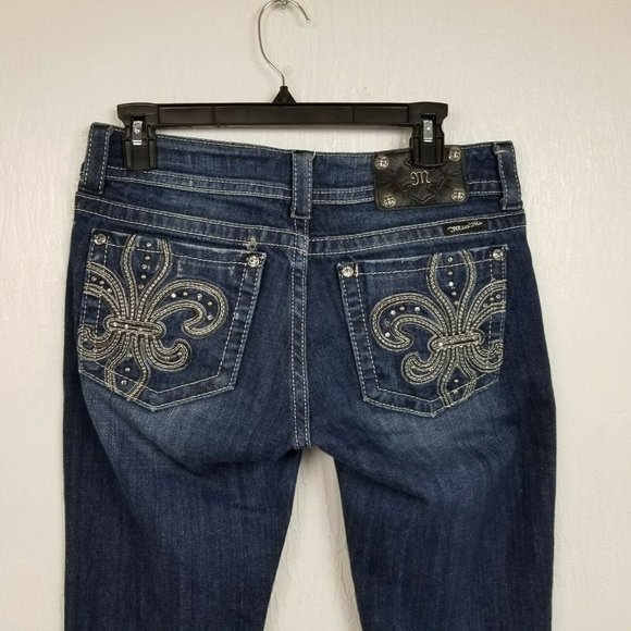 Miss Me Womens Jeans 30 Measures 30x33 Boot - Picture 2 of 10
